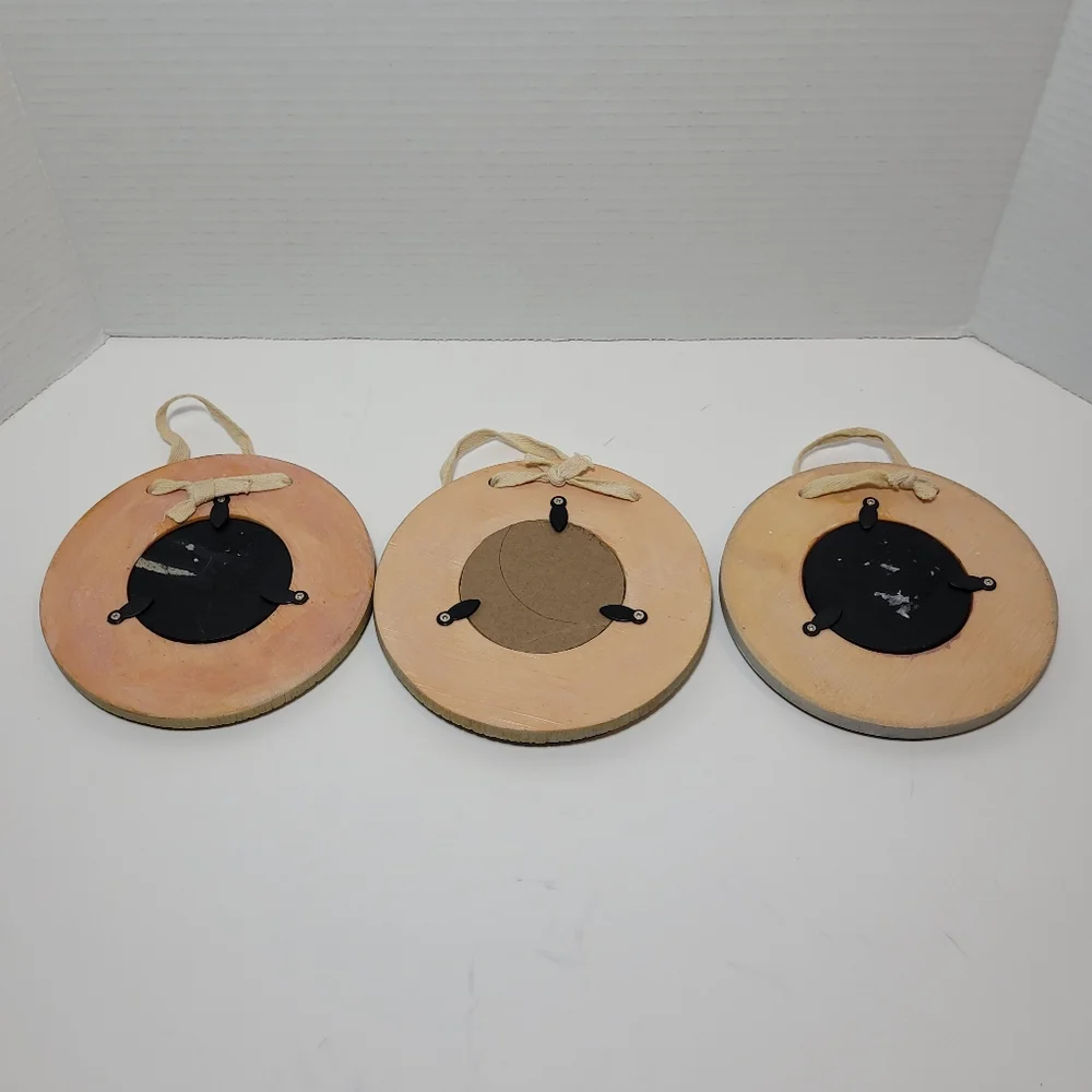 Set of Three Sunflower Theme Wall Decor Mirrors
